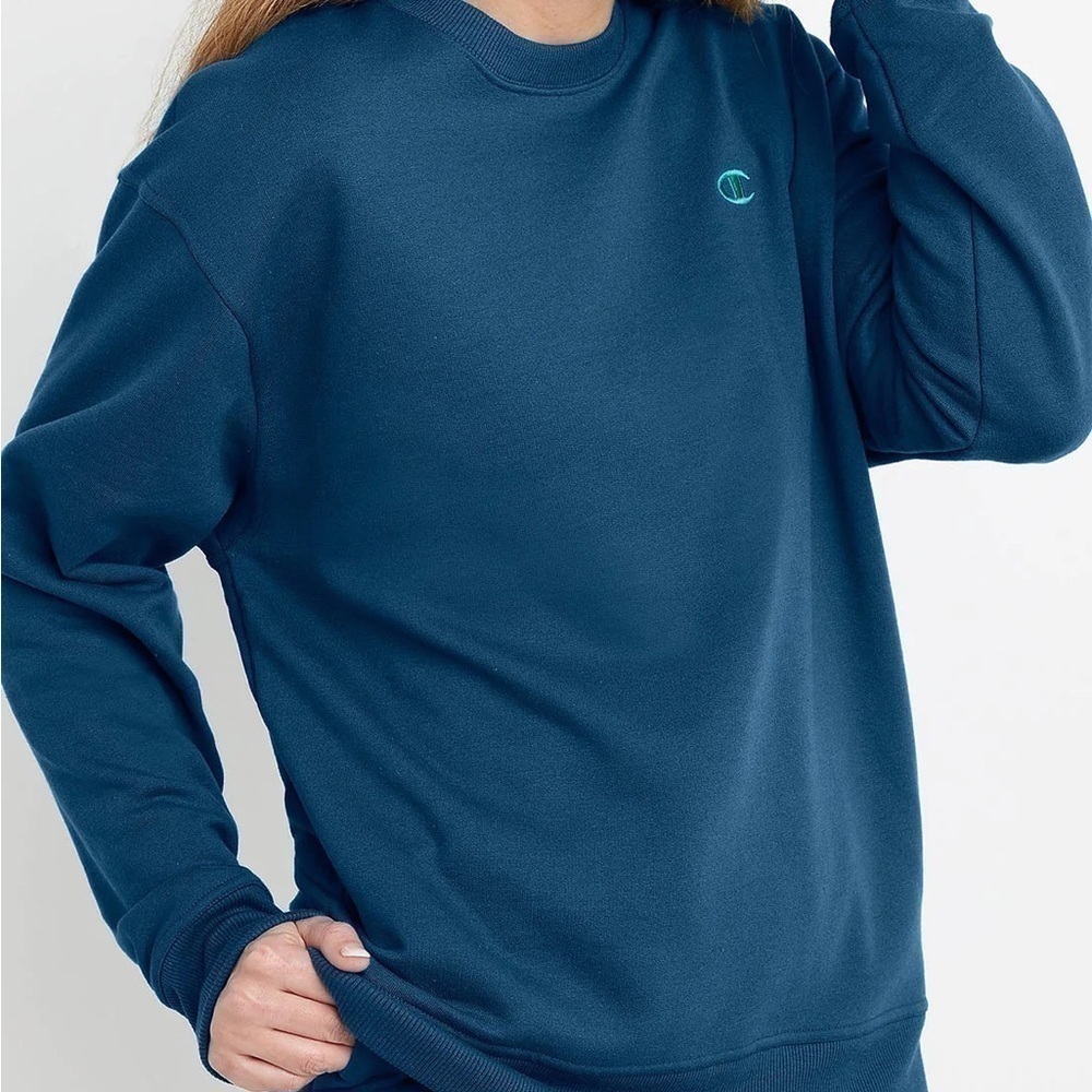 CHAMPION Teal Crewneck Sweater Sz Medium